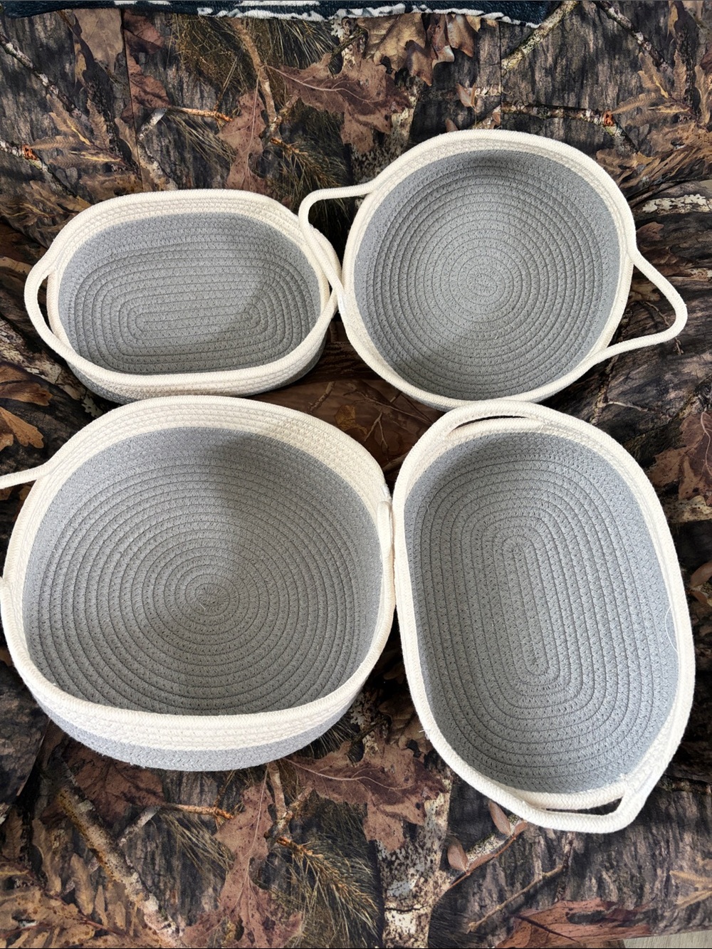 Rope Storage Baskets - Set of 4